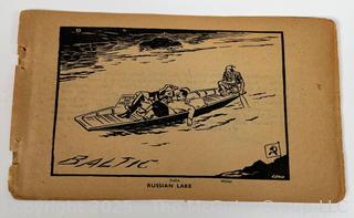 Europe at War by David Low, 1941.  Collection of 60 Political Cartoons from WWII.