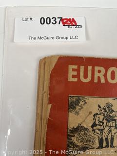 Europe at War by David Low, 1941.  Collection of 60 Political Cartoons from WWII.