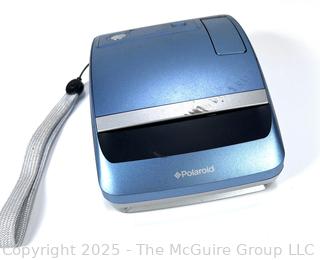 Polaroid One 600 Silver Blue Classic Instant Film Camera