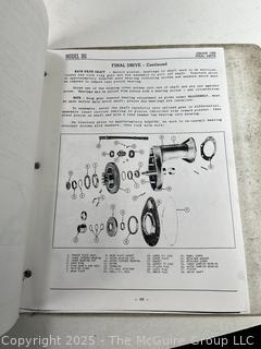 OLIVER Instruction Manual for "HG" Crawler Tractor (In Binder)