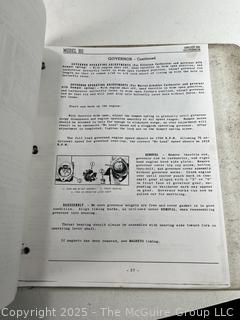 OLIVER Instruction Manual for "HG" Crawler Tractor (In Binder)
