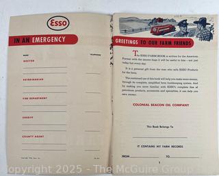 Two (2) Farming Pamphlets Including American's 1940 Wheelbarrow & Scraper Trade Catalog and Esso Ephemera
