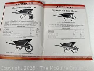 Two (2) Farming Pamphlets Including American's 1940 Wheelbarrow & Scraper Trade Catalog and Esso Ephemera