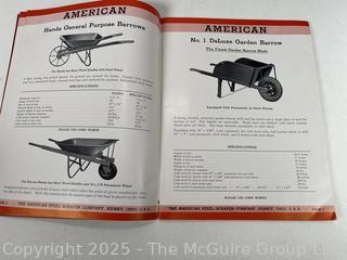 Two (2) Farming Pamphlets Including American's 1940 Wheelbarrow & Scraper Trade Catalog and Esso Ephemera
