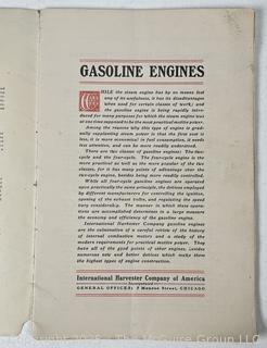 IHC International Harvester Company Gasoline Engine Advertising Catalog Book c 1910