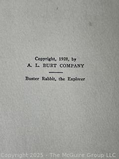 Five (5) Children's Books Including Four Little Kittens, Bobbie Bubbles, Buster Rabbit, Little Slam Bang & Tumbledown Town