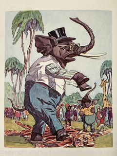 Five (5) Children's Books Including Four Little Kittens, Bobbie Bubbles, Buster Rabbit, Little Slam Bang & Tumbledown Town