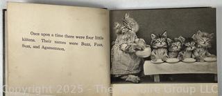 Five (5) Children's Books Including Four Little Kittens, Bobbie Bubbles, Buster Rabbit, Little Slam Bang & Tumbledown Town