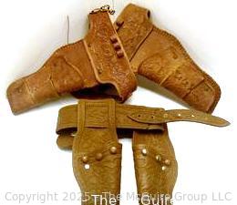 Two (2) Toy Gun Holsters