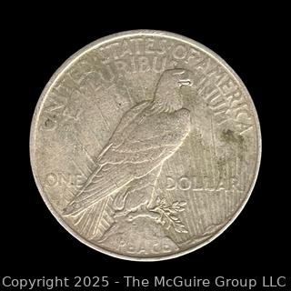 1926 (D) U.S. 1$ Liberty Head Peace Silver Dollar coin