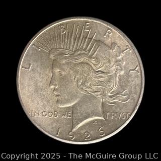 1926 (S) U.S. 1$ Liberty Head Peace Silver Dollar coin