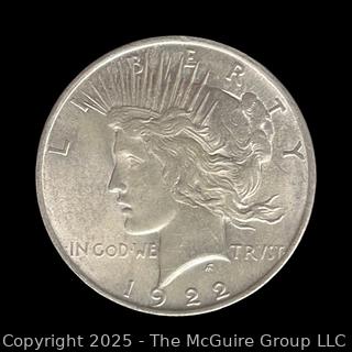 1922 (P) U.S. $1 Liberty Head Silver Dollar Coin