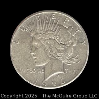 1926 (P) U.S. 1$ Liberty Head Peace Silver Dollar coin