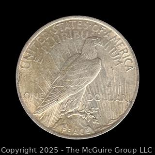 1923 (P) U.S. 1$ Liberty Head Peace Silver Dollar coin