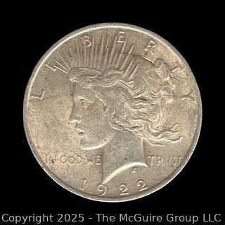 1922 (P) U.S. $1 Liberty Head Silver Dollar Coin