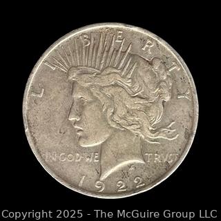 1922 (P) U.S. $1 Liberty Head Silver Dollar coin