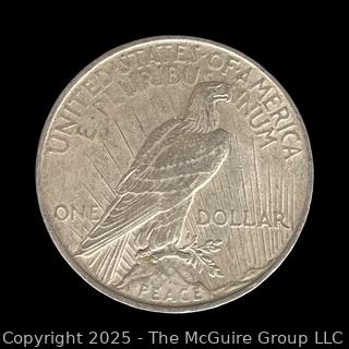 1922 (P) U.S. $1 Liberty Head Peace Silver Dollar Coin