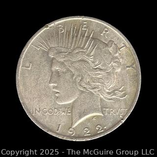 1922 (P) U.S. $1 Liberty Head Silver Dollar Coin
