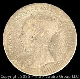 1840's Four Pence Silver Coin Victoria I