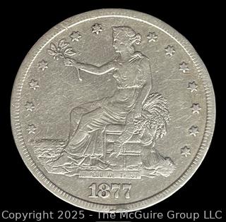 1877 (S) U.S. $1 Trade Dollar Silver Coin