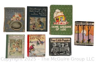 Seven Vintage Children's Books Including Tippity-Flippitts by Edith B. Davidson 