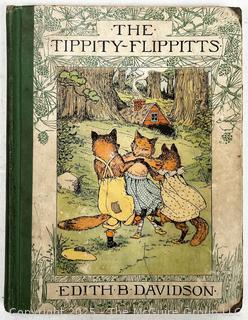 Seven Vintage Children's Books Including Tippity-Flippitts by Edith B. Davidson 
