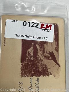 Collection of pre- and early 1900's picture post cards, w/ stamps and cancellations