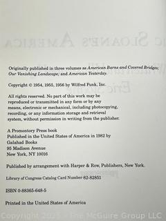 Eric Sloane's Book Titled America One Volume Edition HB w/DJ