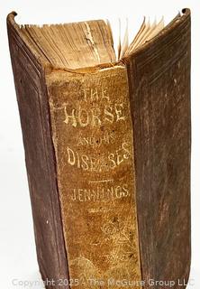 The Horse And His Diseases, By Robert Jennings V.S. 1862 Hc John E. Potter