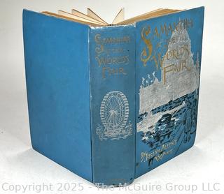 1893 Book Titled Samantha At The World’s Fair Hardback Book By Josiah Allen’s Wife