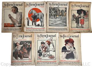 Seven (7) Issues of "The Farm Journal" 1920's