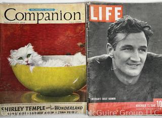 Selection of Magazines: LIFE, Country Gentleman and Woman's Home Companion