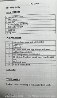 Selection of recipe books including Presbyterian Church of Salem NY