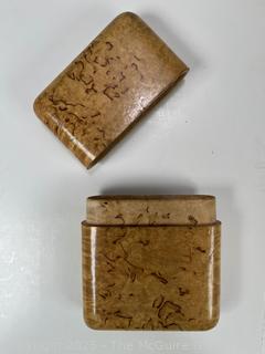 Wooden Playing Card Case