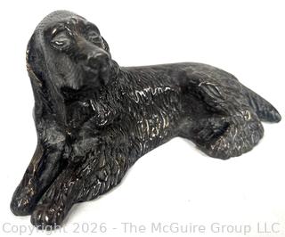 Bronze Spaniel Dog Sculpture 