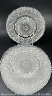 Set of Clear Glass Plates