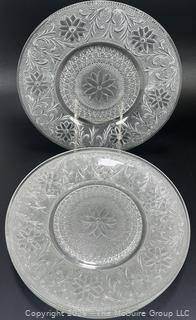 Set of Indiana Glass Salad Luncheon Plates
