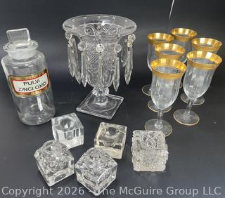 Collection of Crystal Glassware