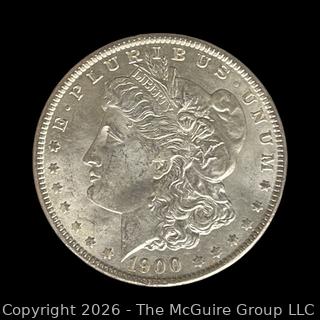 1900-O US Morgan 1$ Silver Coin (Some Luster)