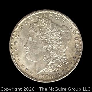 1900-O US Morgan 1$ Silver Coin (Some Luster)