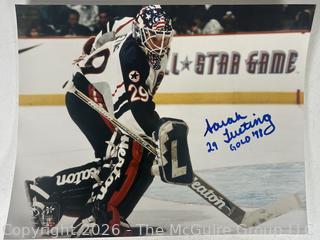 Sarah Tueting Signed USA Womens Hockey Color Photo.  8 x 10" 