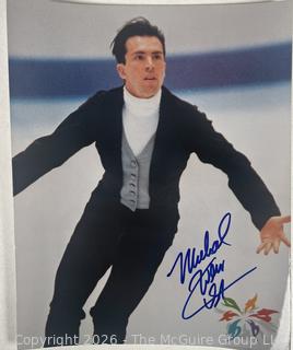 Autographed 8 x 10 Color Publicity Photo of Michael Weir US Olympic Figure Skater