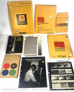 Grouping of Kodak Supplies and Various Manuals