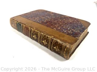 Leather with Marbled Boards 1883 A Daughter of Heth by William Black. Book