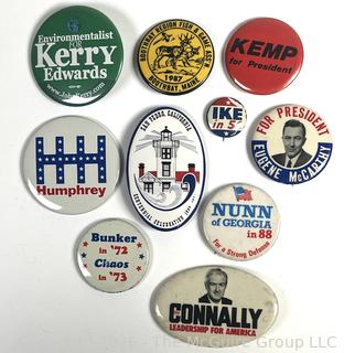 Grouping of US Political Pinbacks