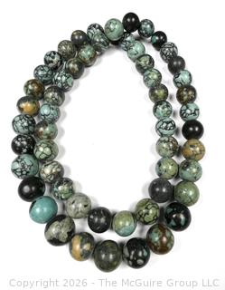 Natural African Turquoise Bead Necklace