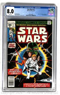 Star Wars New Hope #1 Marvel Comics 1977 1st Printing Howard Chaykin & Tom Palmer Cover, Sealed in Case with Grading