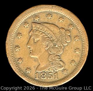 1851 Large One Cent