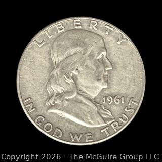1961 Franklin Silver Half-Dollar