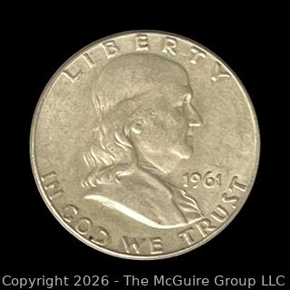 1961 Franklin Silver Half-Dollar
